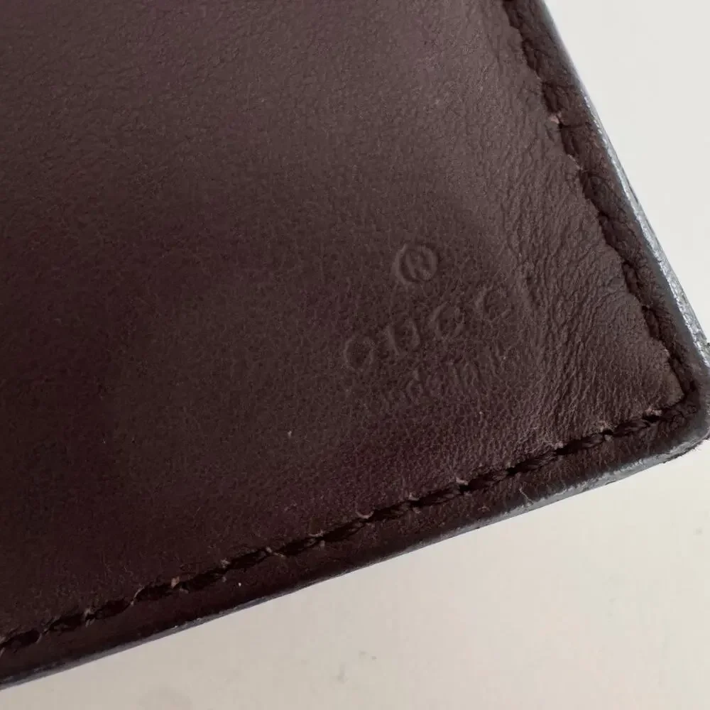 ❌SOLD❌ GUCCI Guccissima Continental Wallet in Brown Leather - Picture 2 of 10